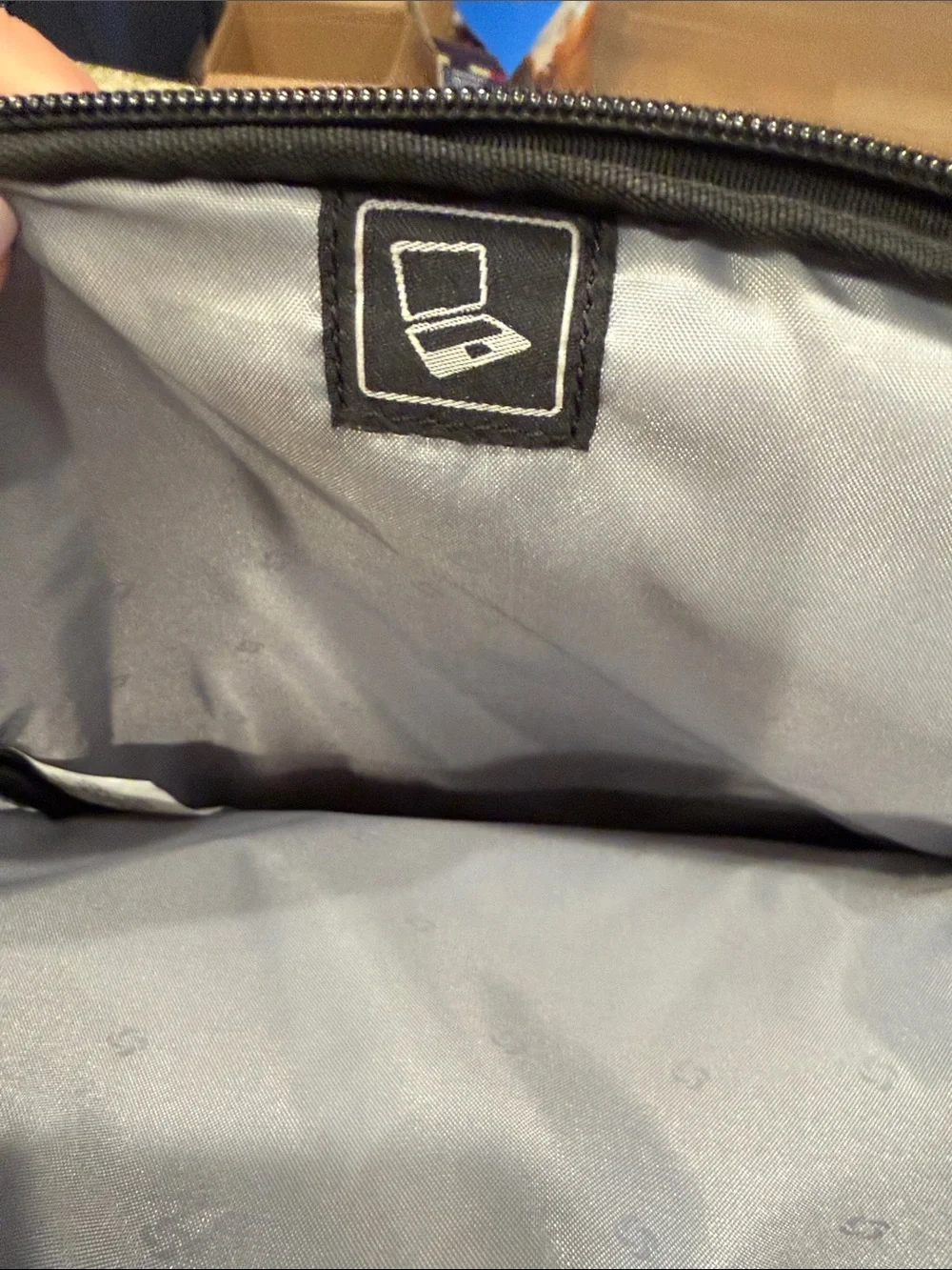Samsonite Black Laptop Backpack with Multiple Zip Compartments